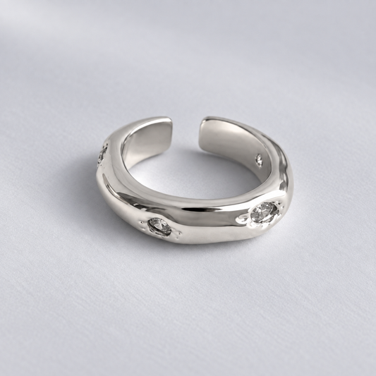 Bold Crystal Ring
