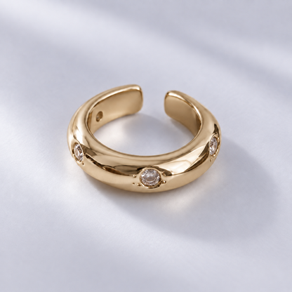 Bold Crystal Ring