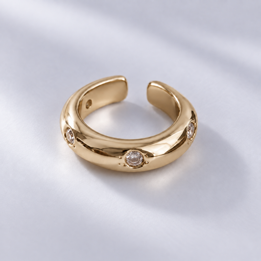 Bold Crystal Ring