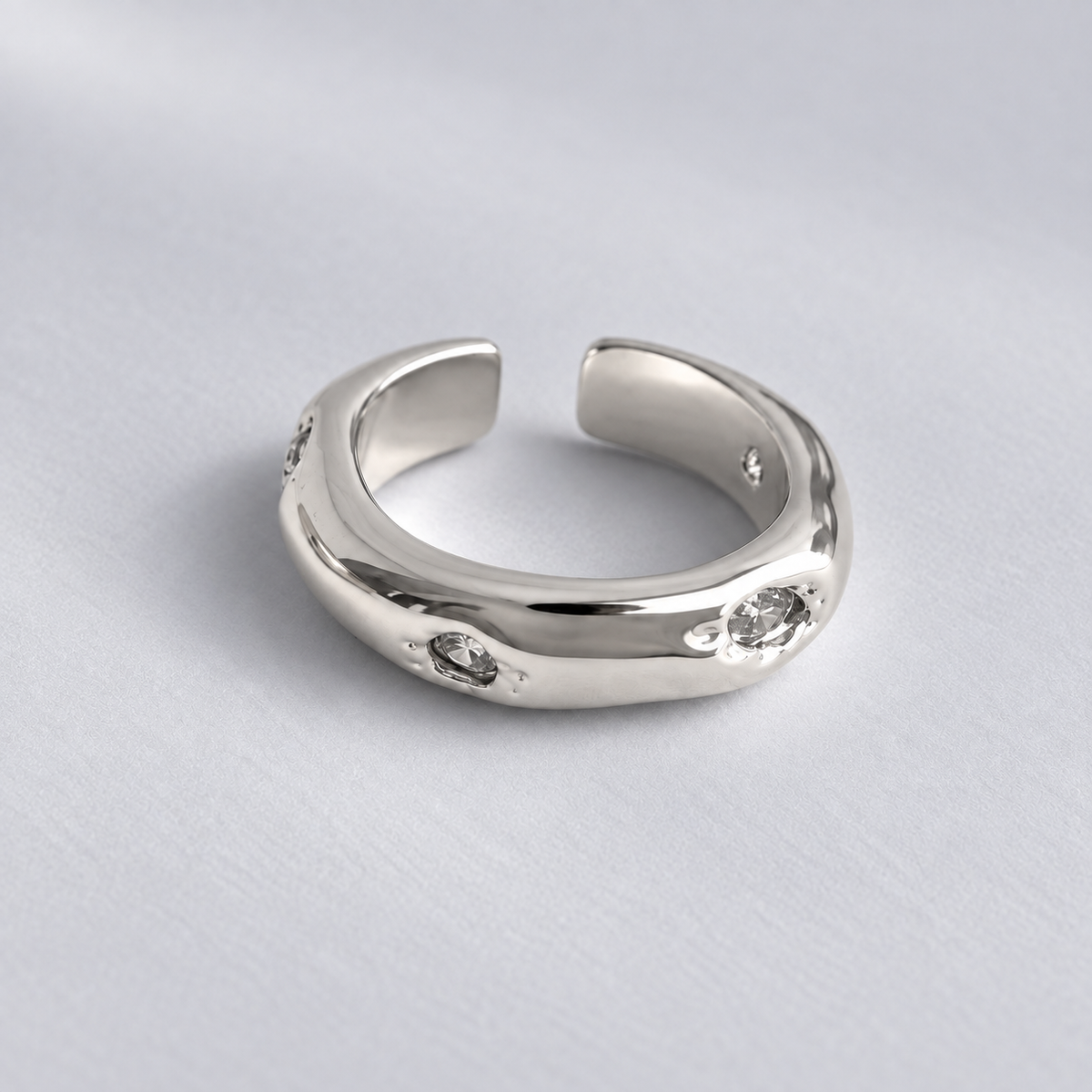 Bold Crystal Ring