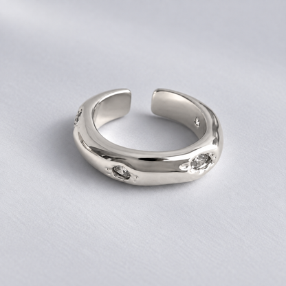 Bold Crystal Ring