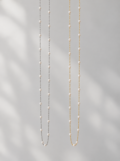 Delicate Pearl Necklace